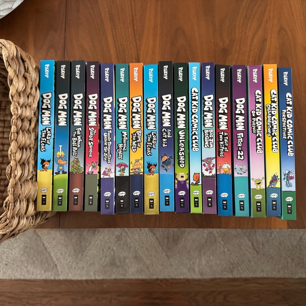 Dog Man and Cat Kid Book Series Collection